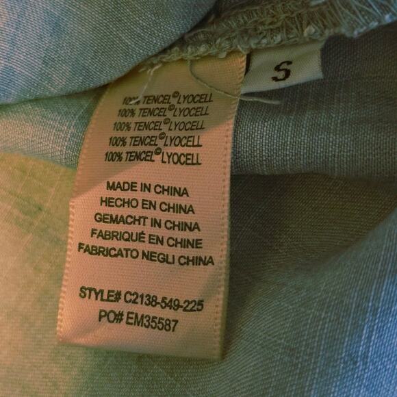 Cloth & Stone denim chambray button front shirt size small - Picture 5 of 5